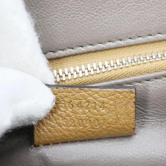 Gucci Zumi Medium Leather Top Handle Shoulder Bag Brown 564714 - Picture 12 of 12